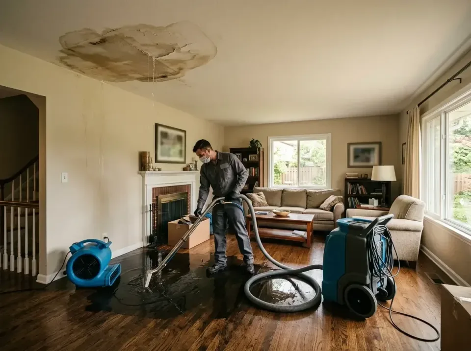 attic-pipe-burst-ceiling-drip-008 — frequently asked questions, Water Damage Restoration & Carpet Care in Coupeville, WA